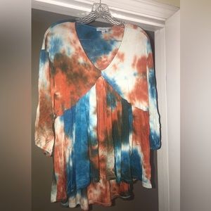 White Birch Size Small Babydoll Top